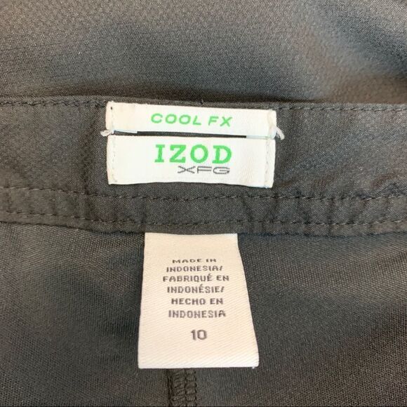 Izod Cool FX skirt black golf tennis Sz 10 NWOT - Picture 8 of 12